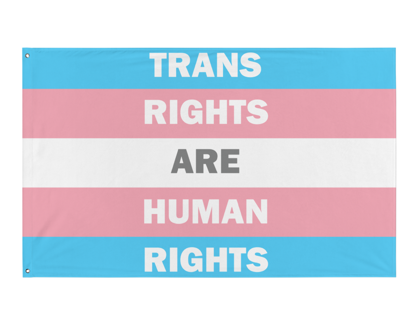 Trans Rights Are Human Rights Flag